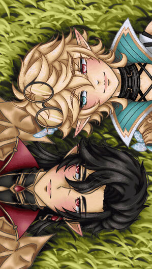 Orion and Aphelion (OCs)